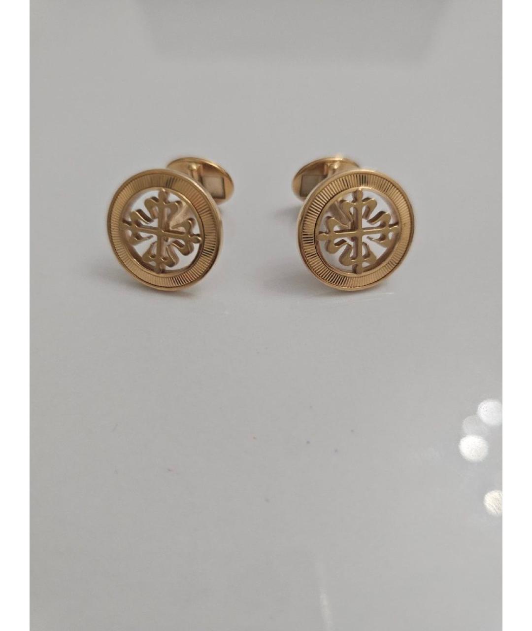 PATEK PHILIPPE Золотые запонки из желтого золота, фото 4