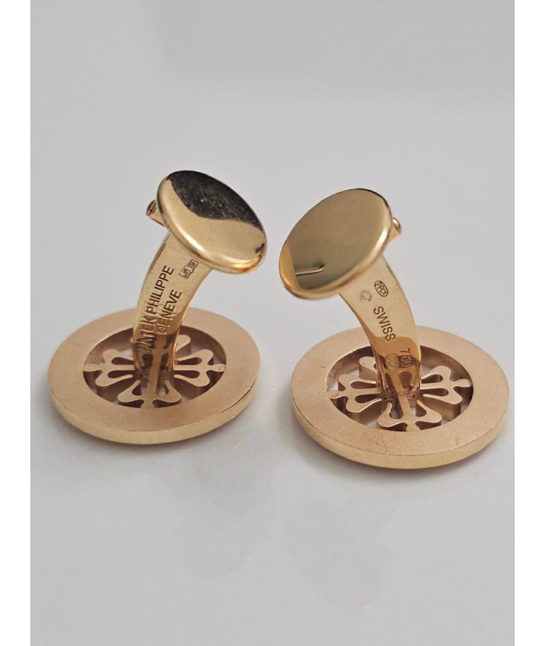 PATEK PHILIPPE Золотые запонки из желтого золота, фото 2