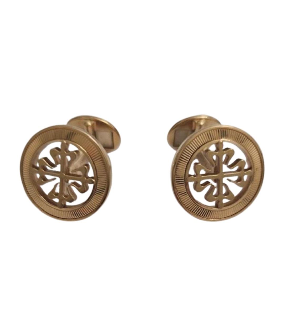 PATEK PHILIPPE Золотые запонки из желтого золота, фото 1