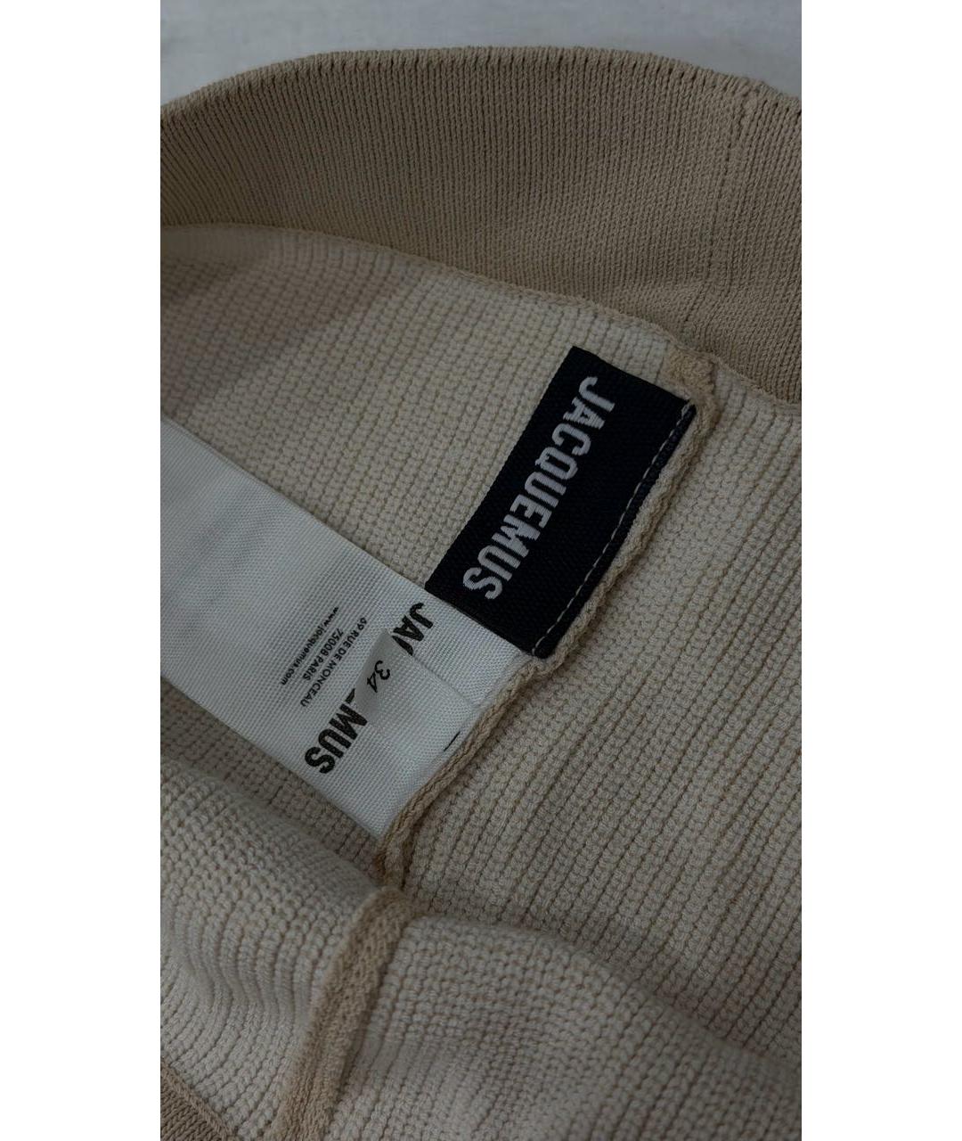 JACQUEMUS Бежевые шорты, фото 3