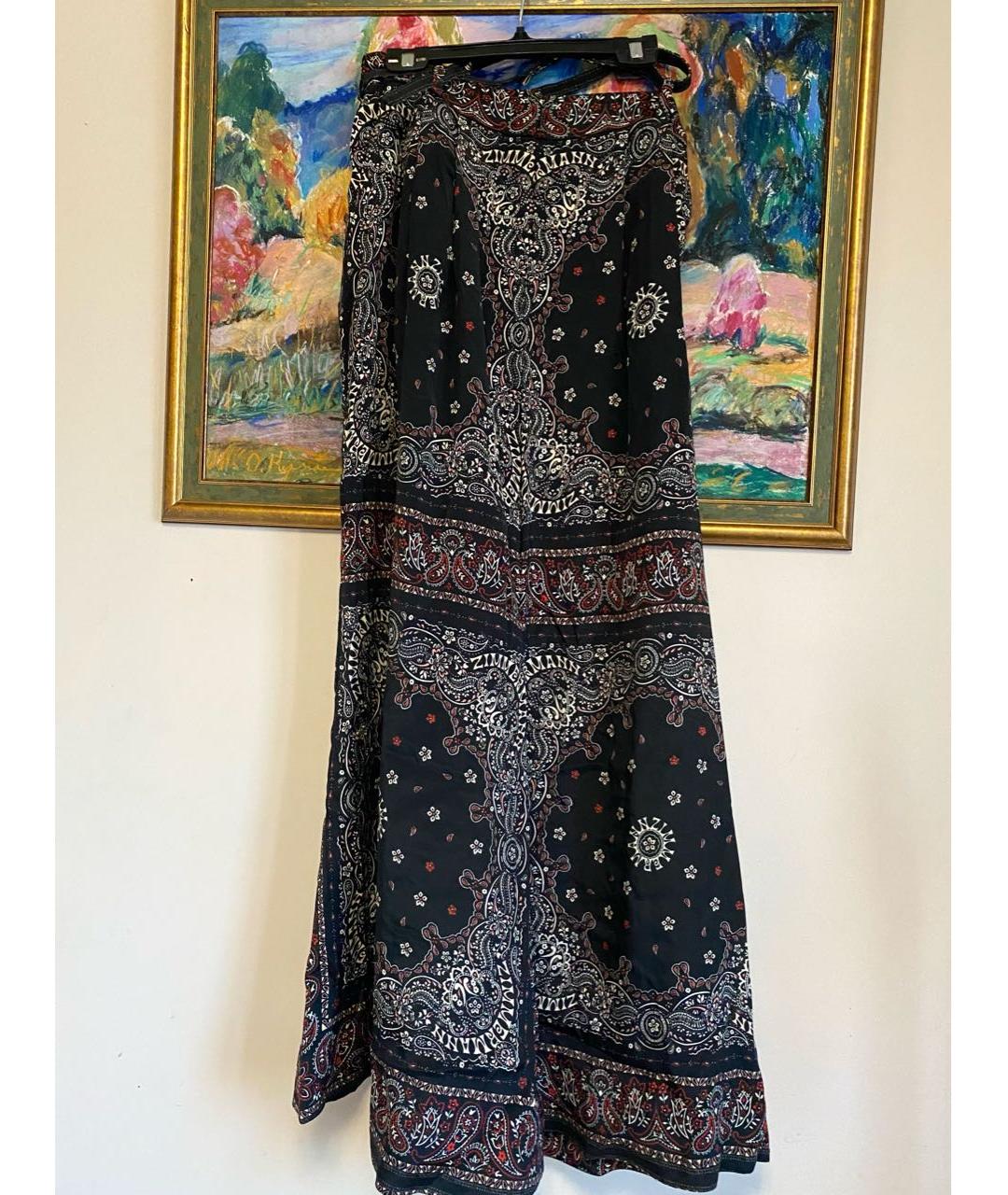 ZIMMERMANN Мульти шелковые брюки широкие, фото 2