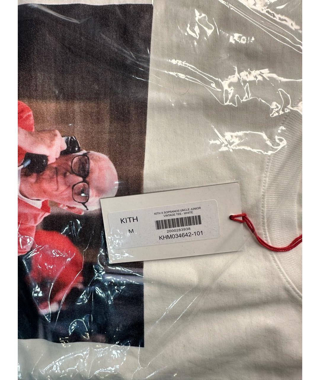KITH Белая хлопковая футболка, фото 3