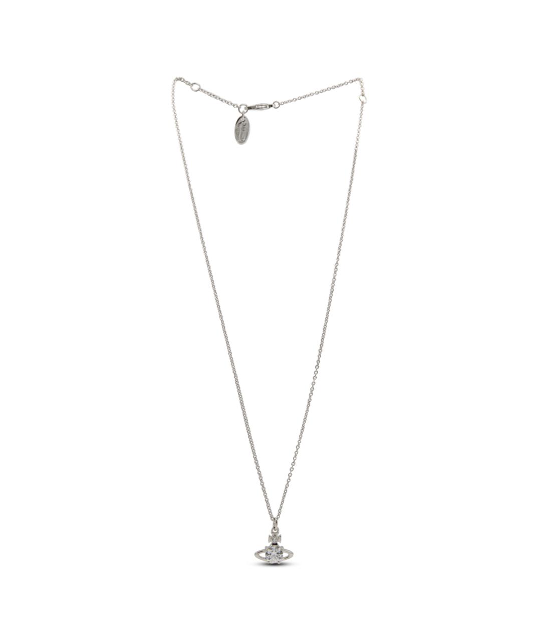 VIVIENNE WESTWOOD Серебряное металлическое колье, фото 2