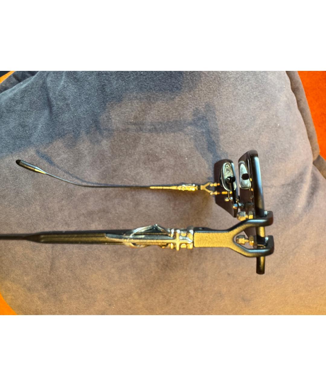 CHROME HEARTS Черные металлические солнцезащитные очки, фото 4