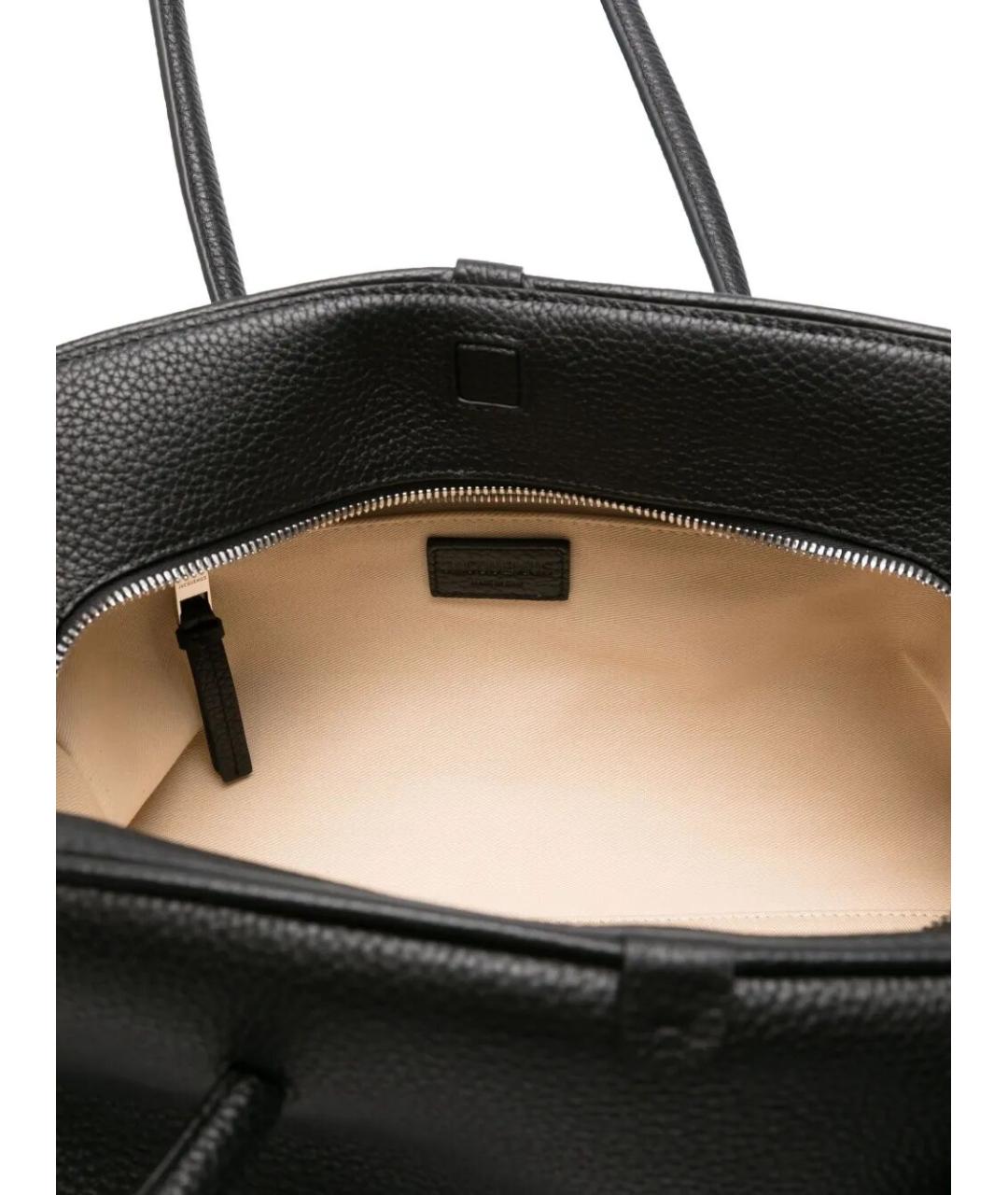 JACQUEMUS Черная кожаная сумка на плечо, фото 4