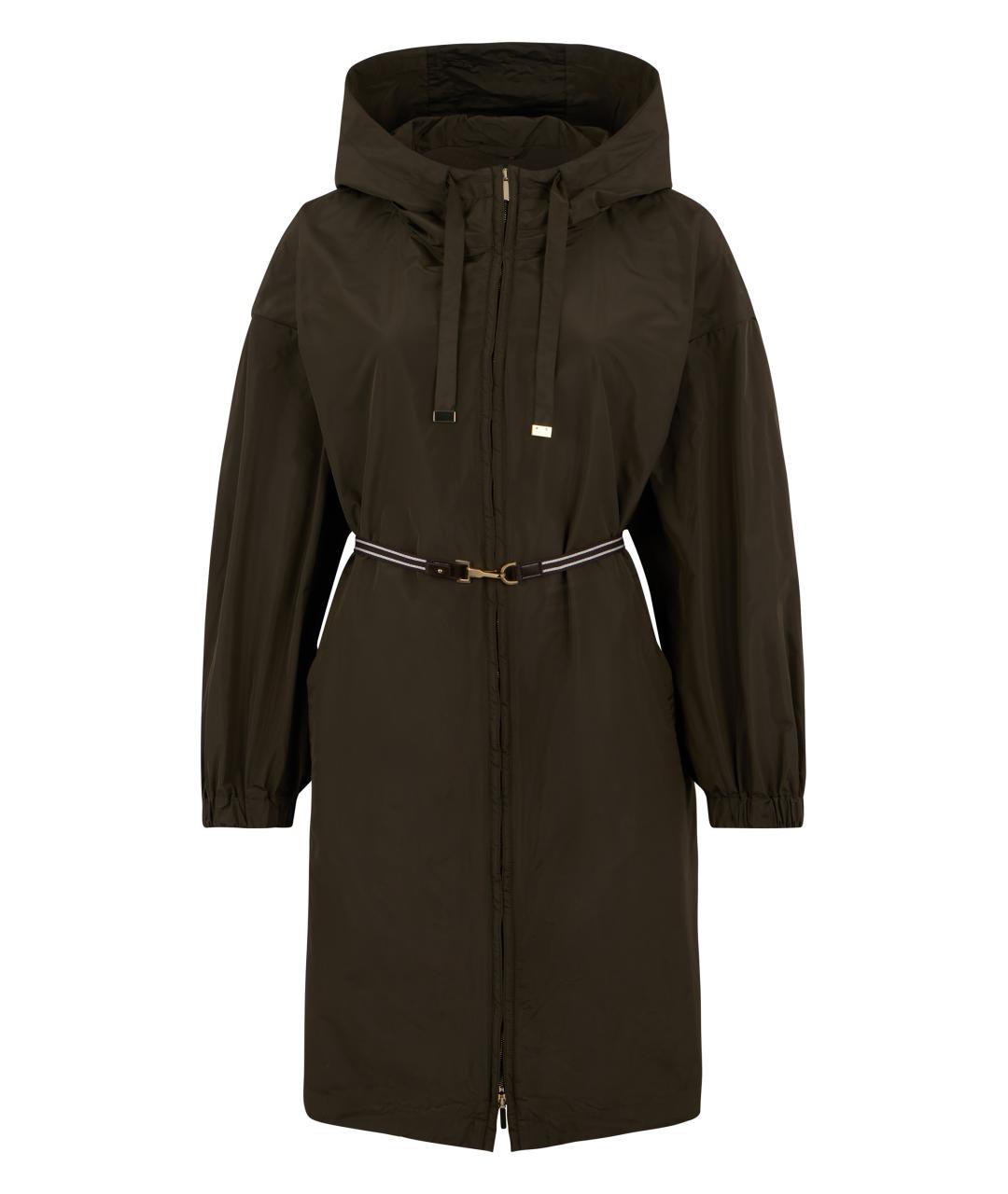 'S MAX MARA Хаки полиэстеровая парка, фото 1