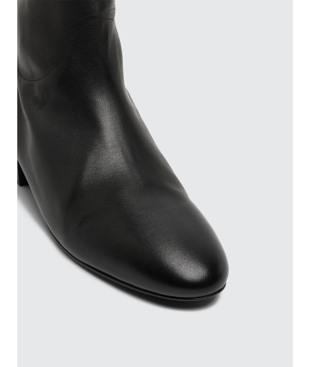 MARSELL Черные кожаные высокие ботинки, фото 4