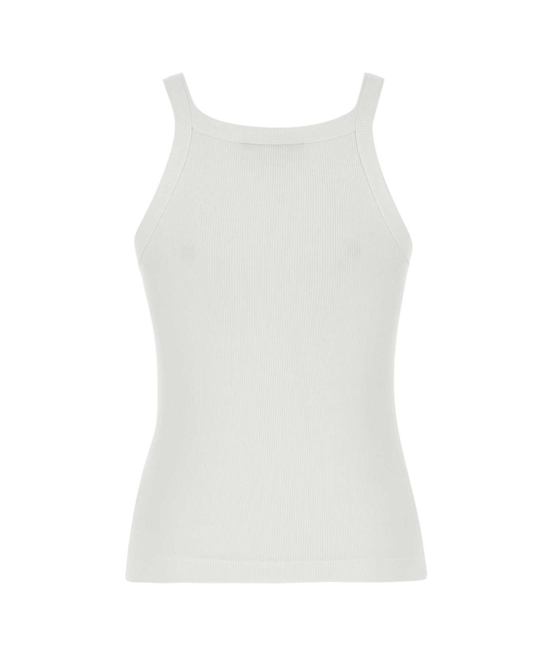 FENDI Белая хлопковая майка, фото 2