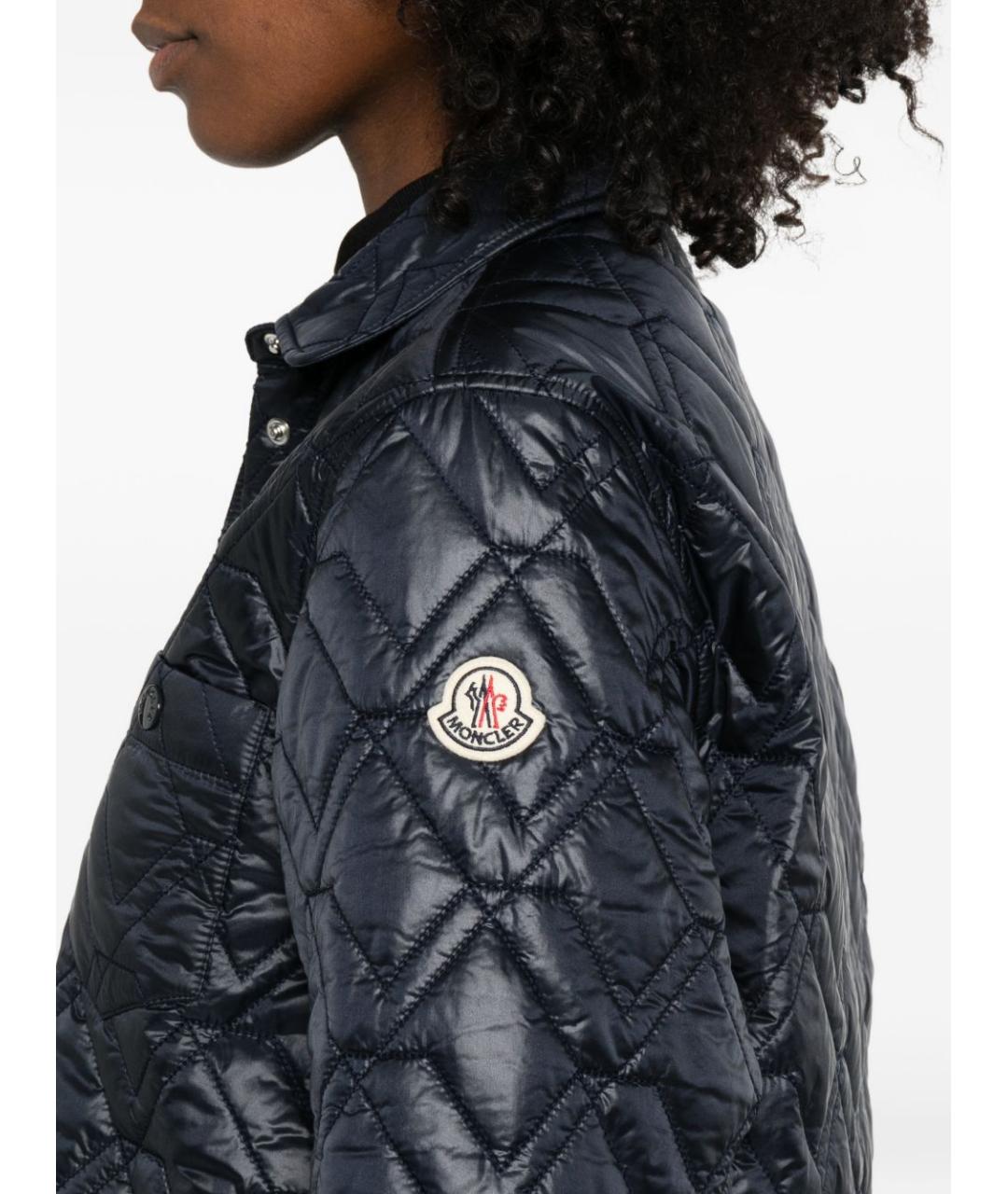 MONCLER Темно-синяя рубашка, фото 2