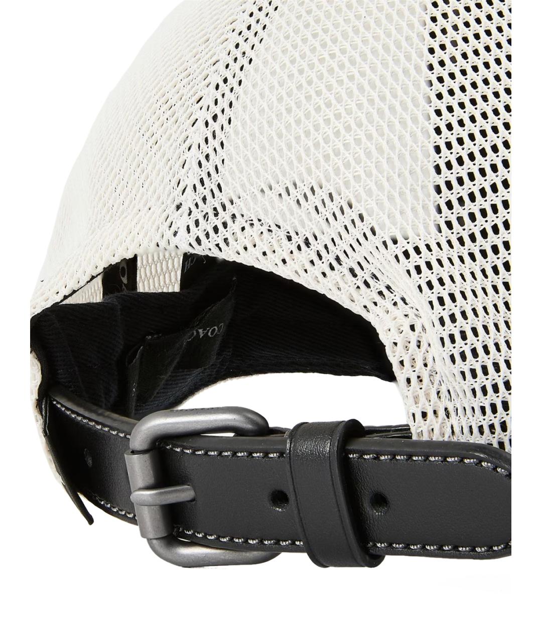 COACH Белая хлопковая кепка, фото 3