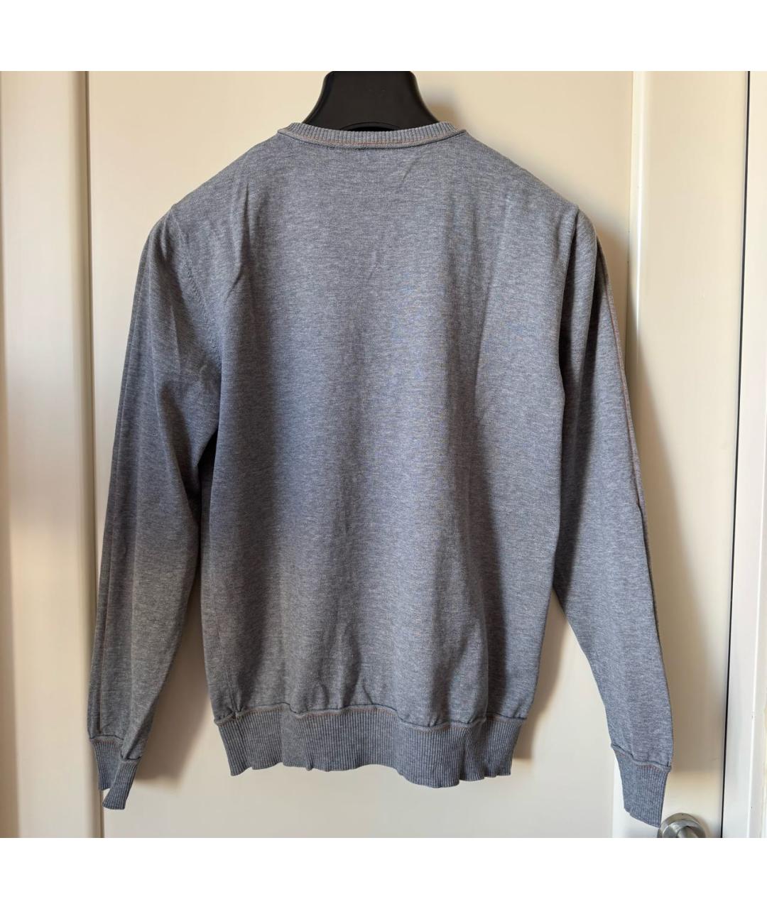 ELEVENTY Серый хлопковый джемпер / свитер, фото 2