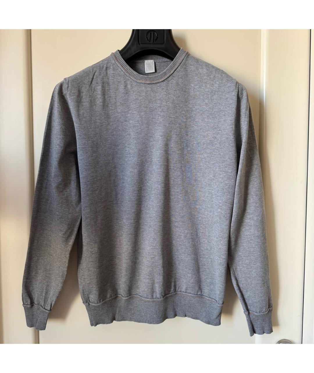 ELEVENTY Серый хлопковый джемпер / свитер, фото 7