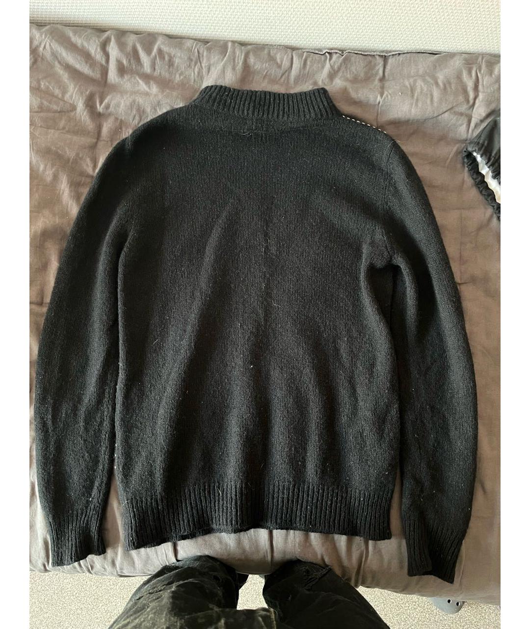 SAINT LAURENT Черный шерстяной джемпер / свитер, фото 2