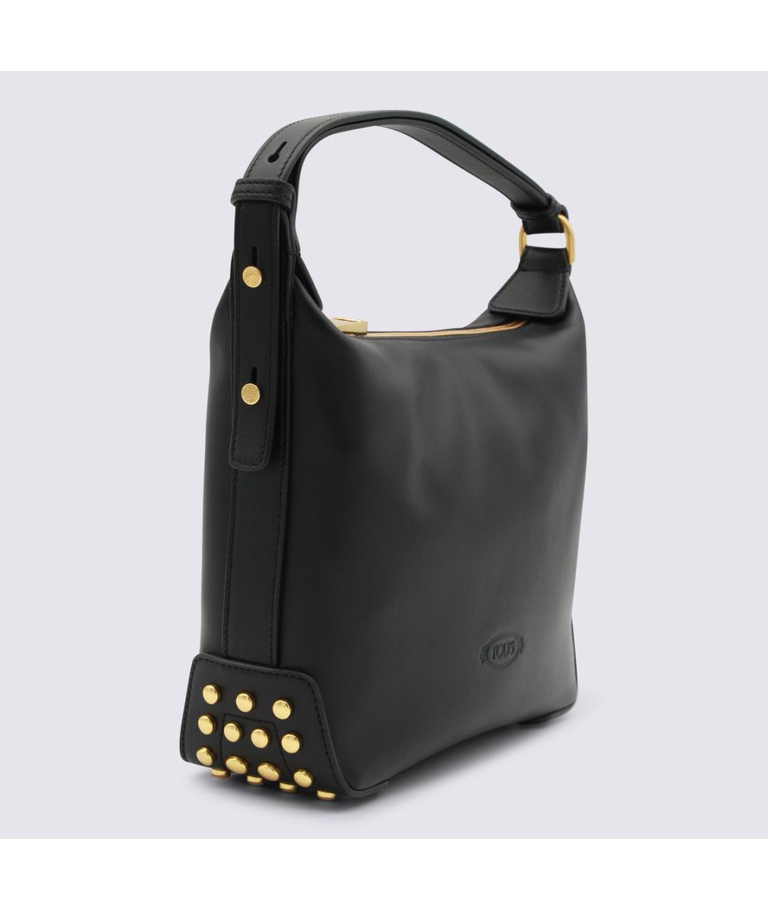 TOD'S Черная кожаная сумка через плечо, фото 2