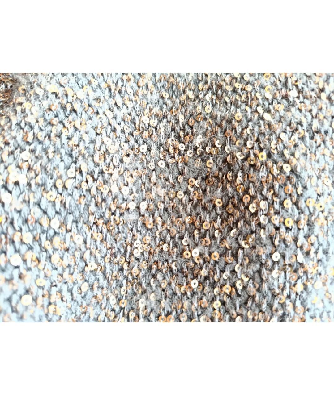 ALTUZARRA Антрацитовая шерстяная юбка миди, фото 6