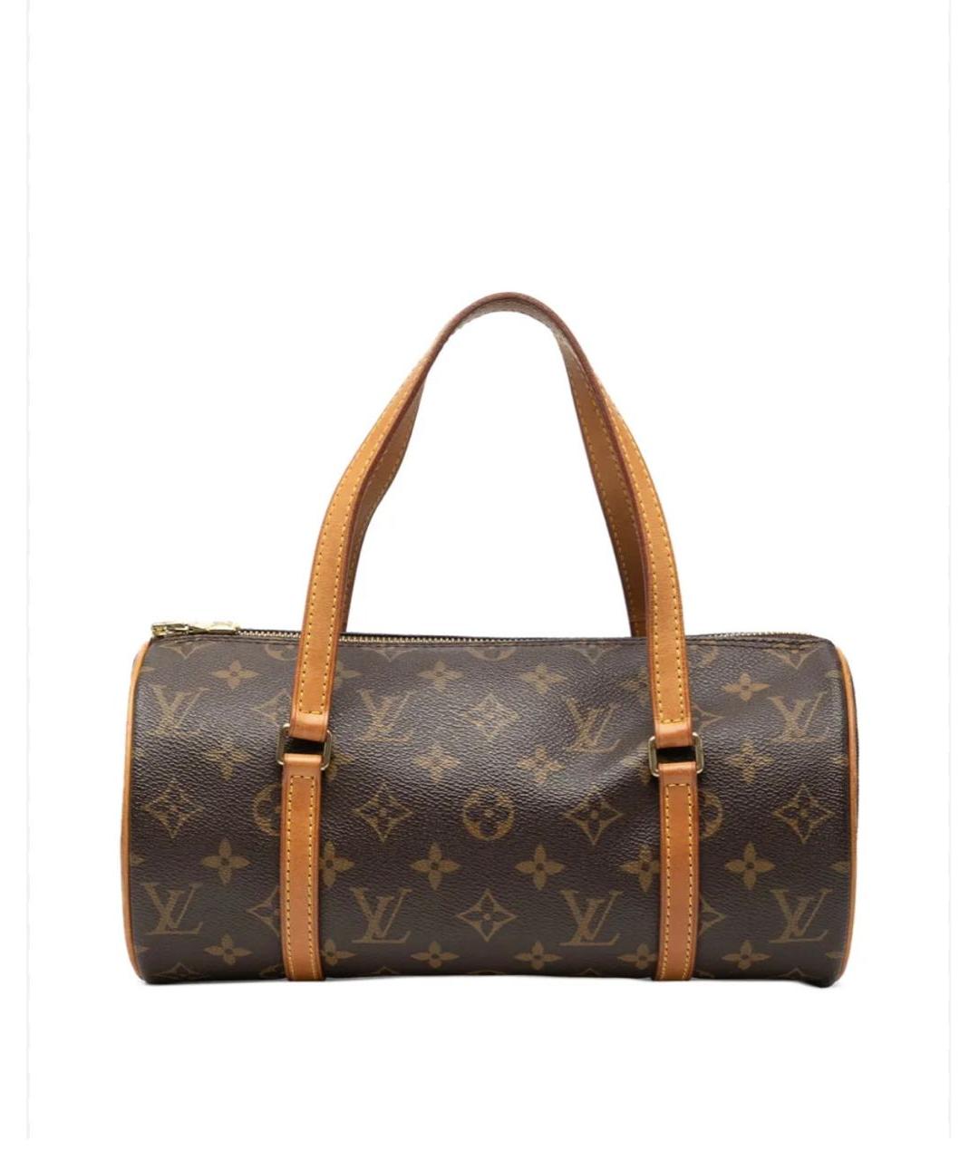 LOUIS VUITTON Коричневая сумка с короткими ручками, фото 9