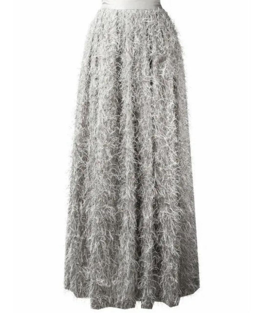 BRUNELLO CUCINELLI Серая юбка макси, фото 1
