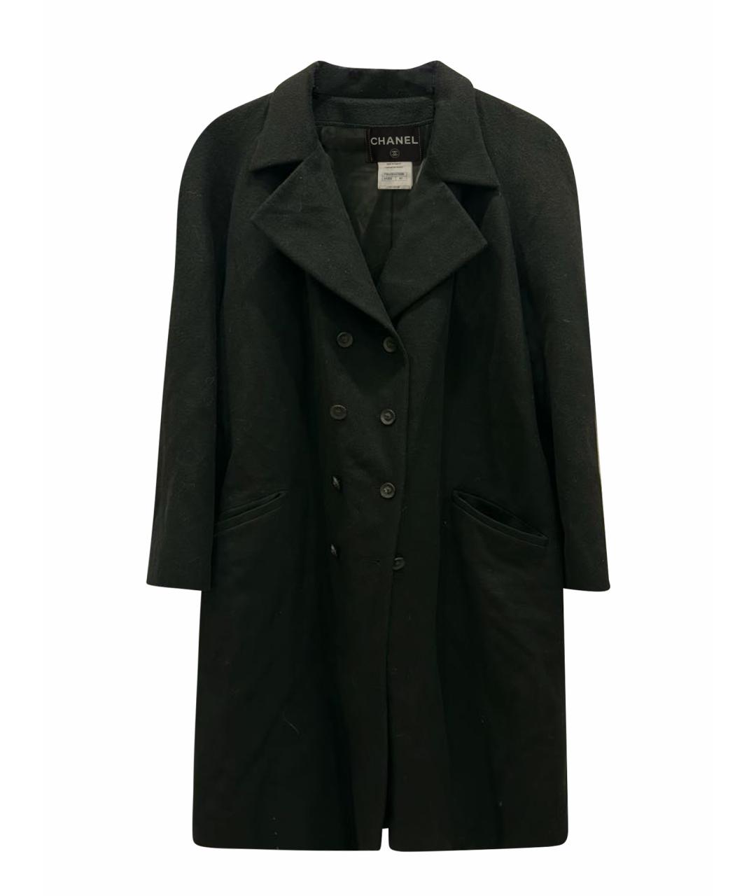 CHANEL Черное пальто, фото 1