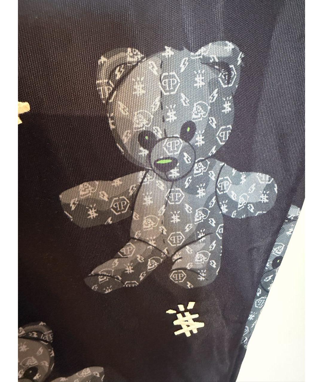 PHILIPP PLEIN Мульти полиэстеровые повседневные брюки, фото 2