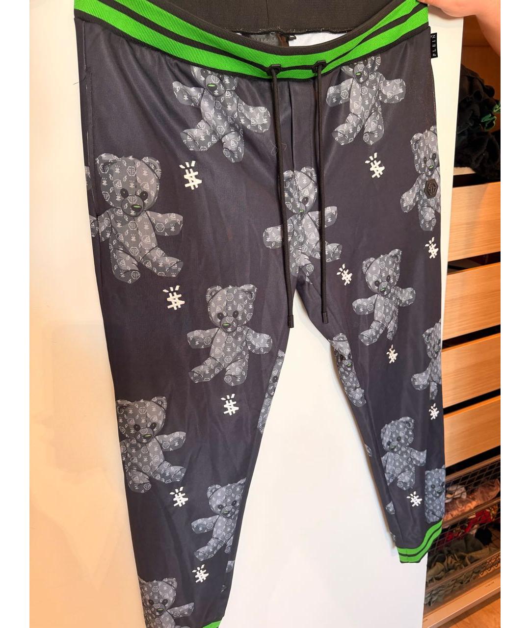 PHILIPP PLEIN Мульти полиэстеровые повседневные брюки, фото 3