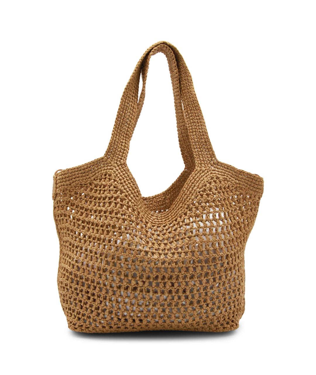 TOD'S Бежевая пелетеная сумка тоут, фото 3