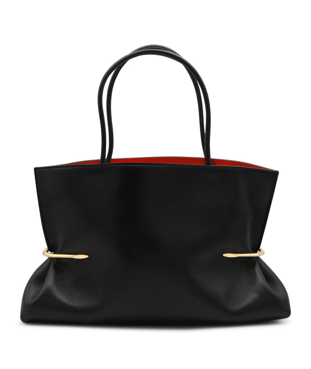 GIVENCHY Черная кожаная сумка тоут, фото 3