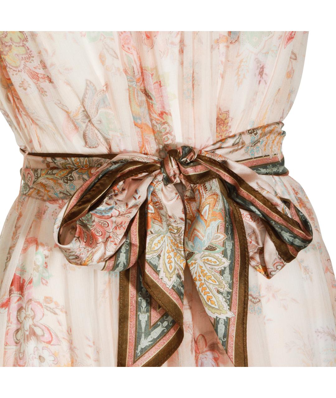 ZIMMERMANN Розовое вискозное повседневное платье, фото 3
