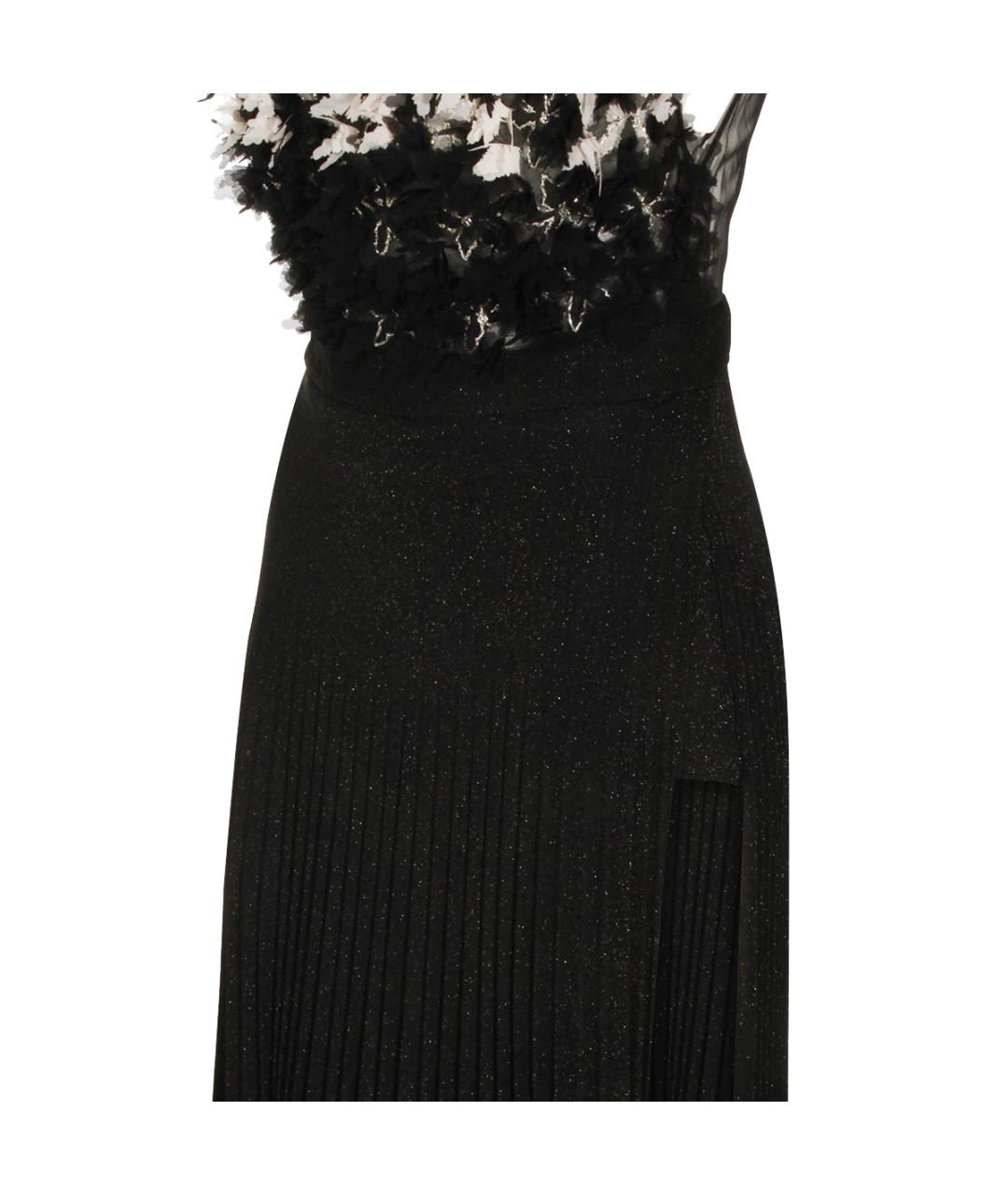 ELISABETTA FRANCHI Мульти вискозное вечернее платье, фото 4