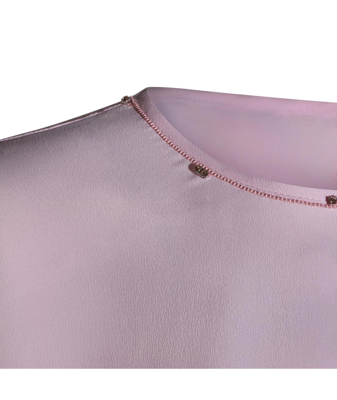 FABIANA FILIPPI Розовая шелковая майка, фото 3