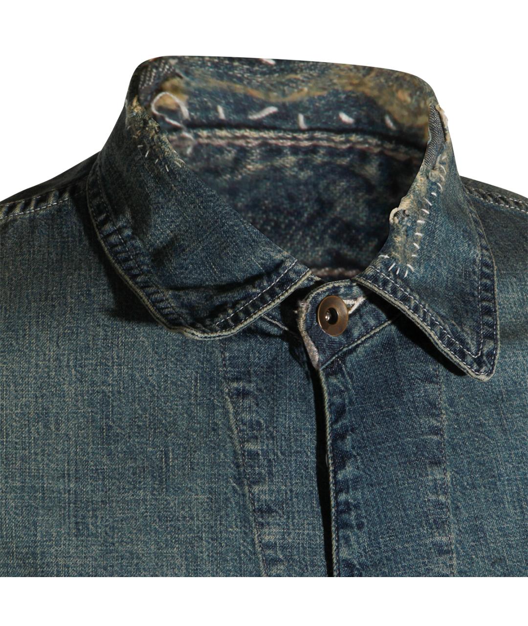 MAISON MARGIELA Синяя деним куртка, фото 4