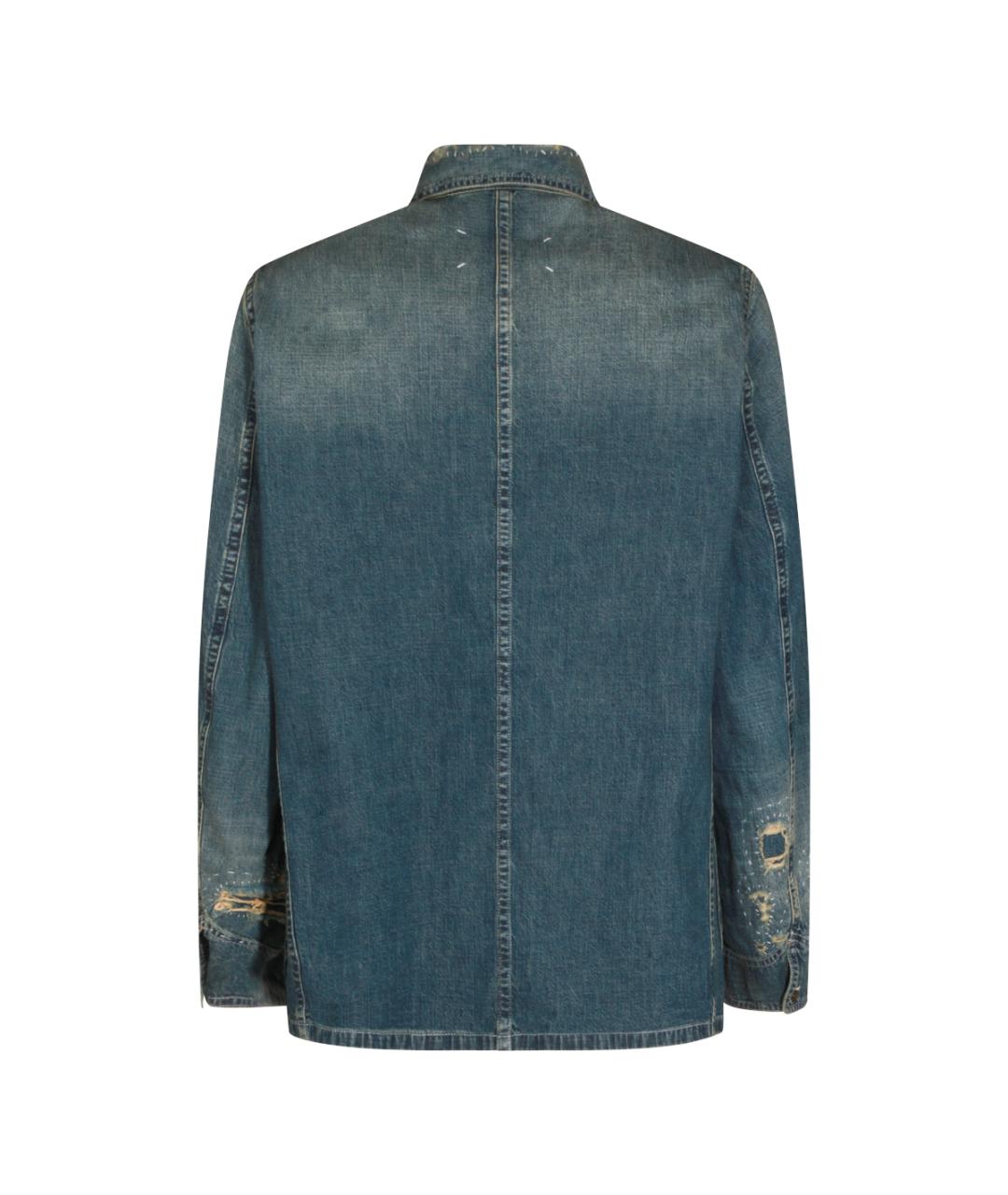 MAISON MARGIELA Синяя деним куртка, фото 2
