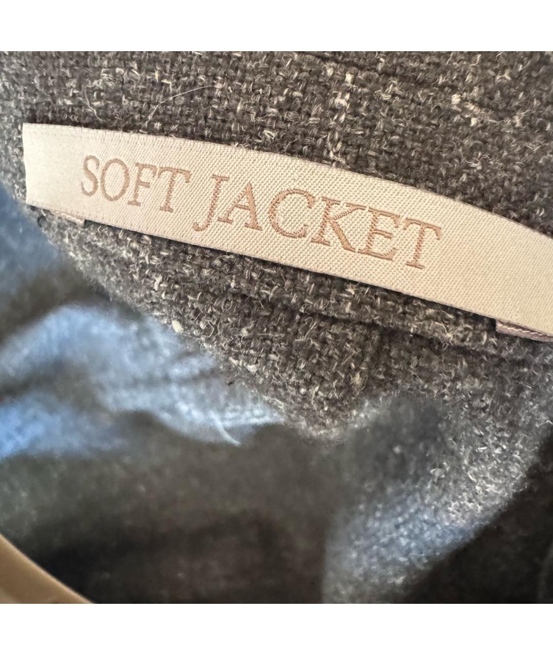 ELEVENTY Антрацитовый шерстяной пиджак, фото 5