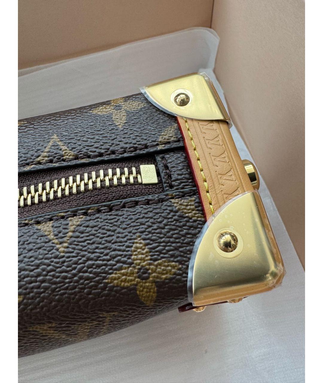 LOUIS VUITTON Коричневая сумка через плечо, фото 3