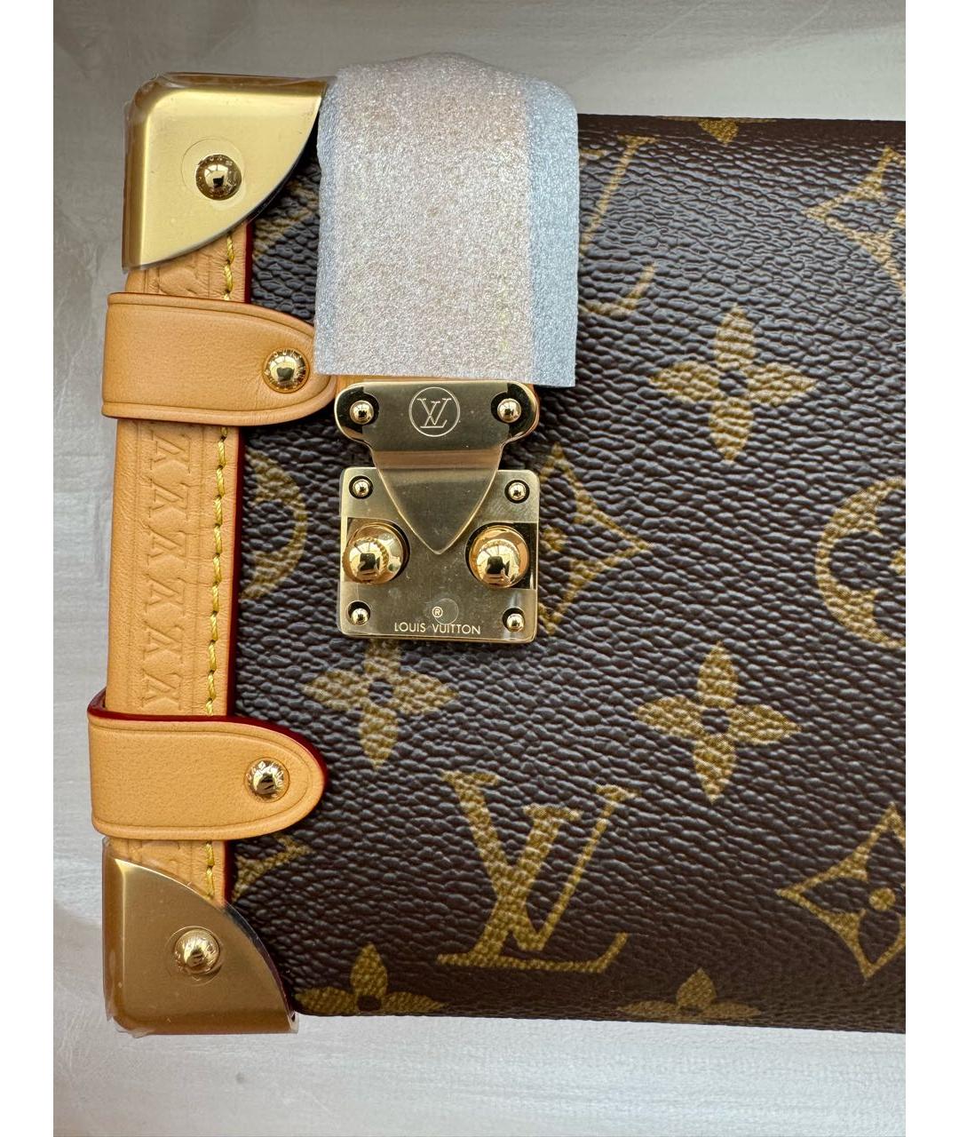 LOUIS VUITTON Коричневая сумка через плечо, фото 4