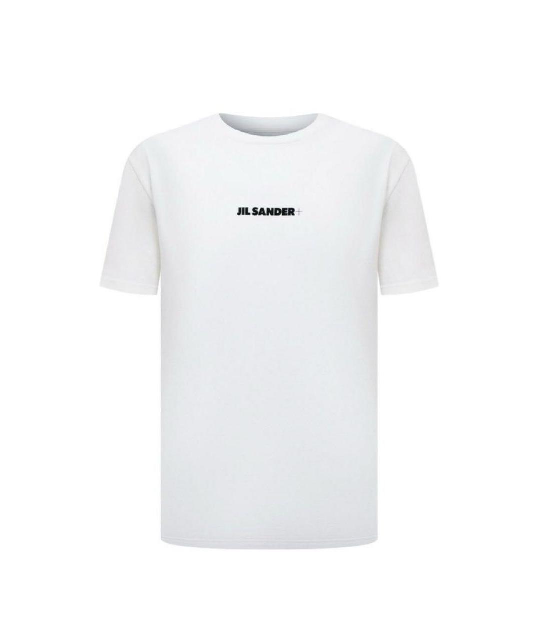 JIL SANDER Белая хлопковая футболка, фото 9
