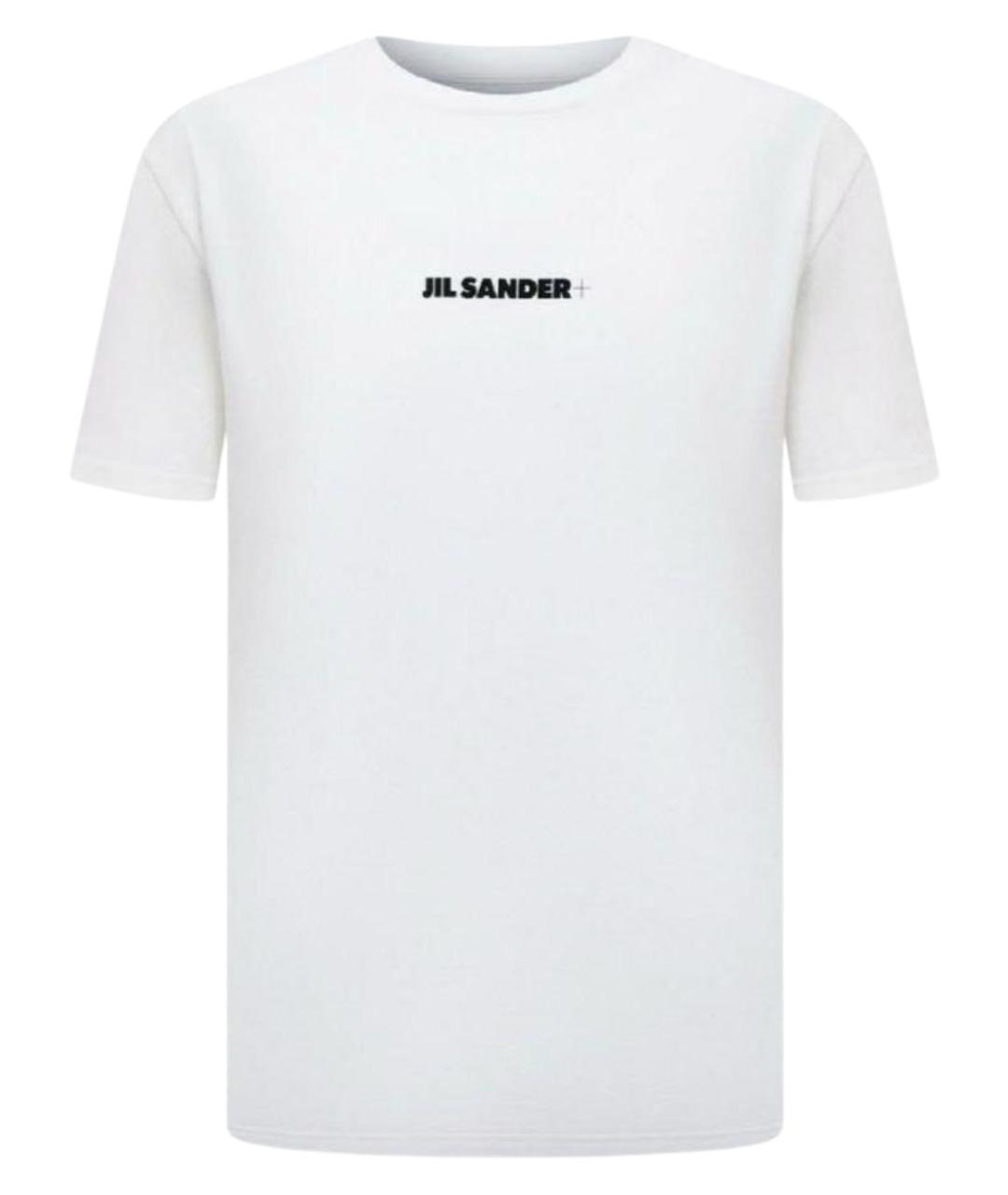 JIL SANDER Белая хлопковая футболка, фото 1