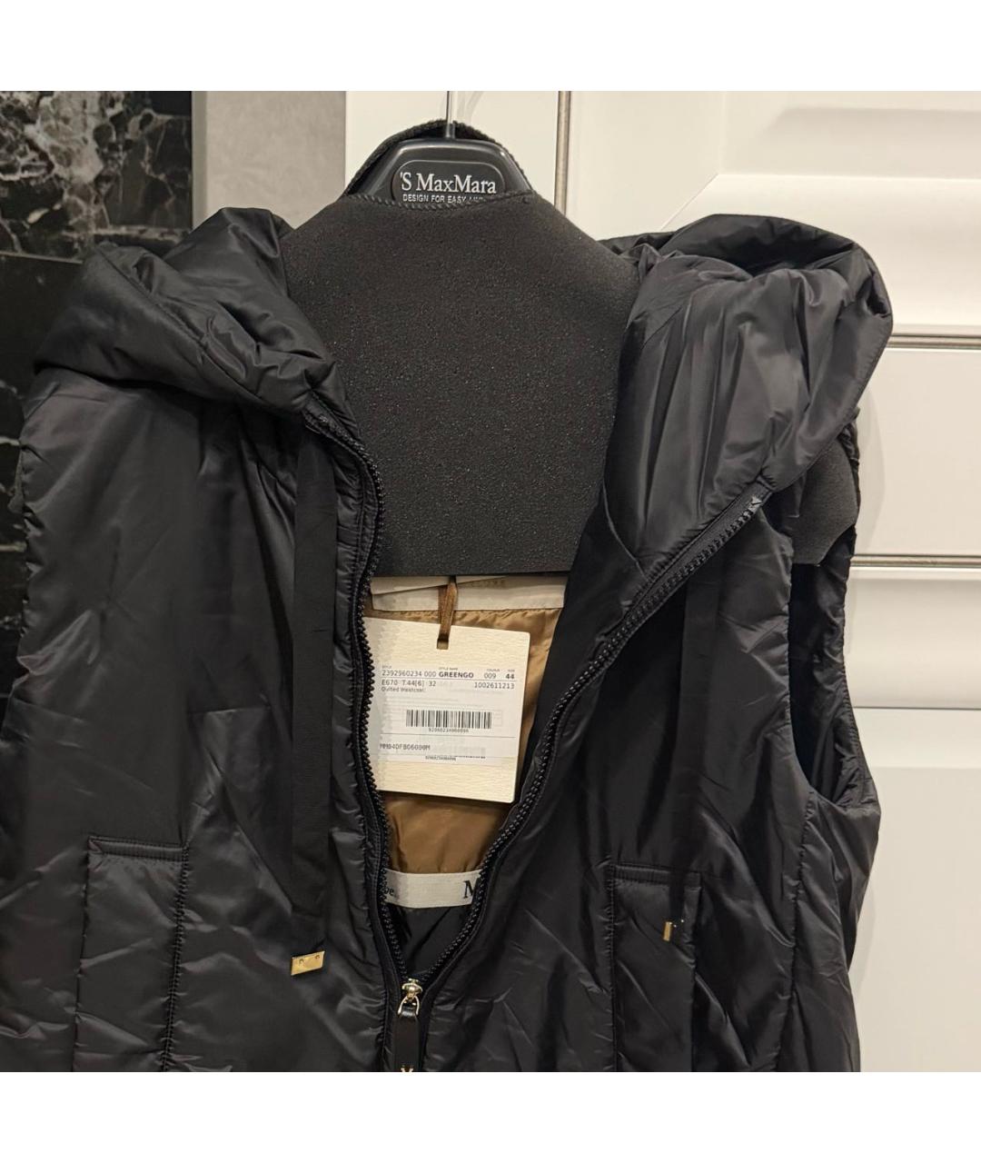 MAX MARA Черный жилет, фото 6