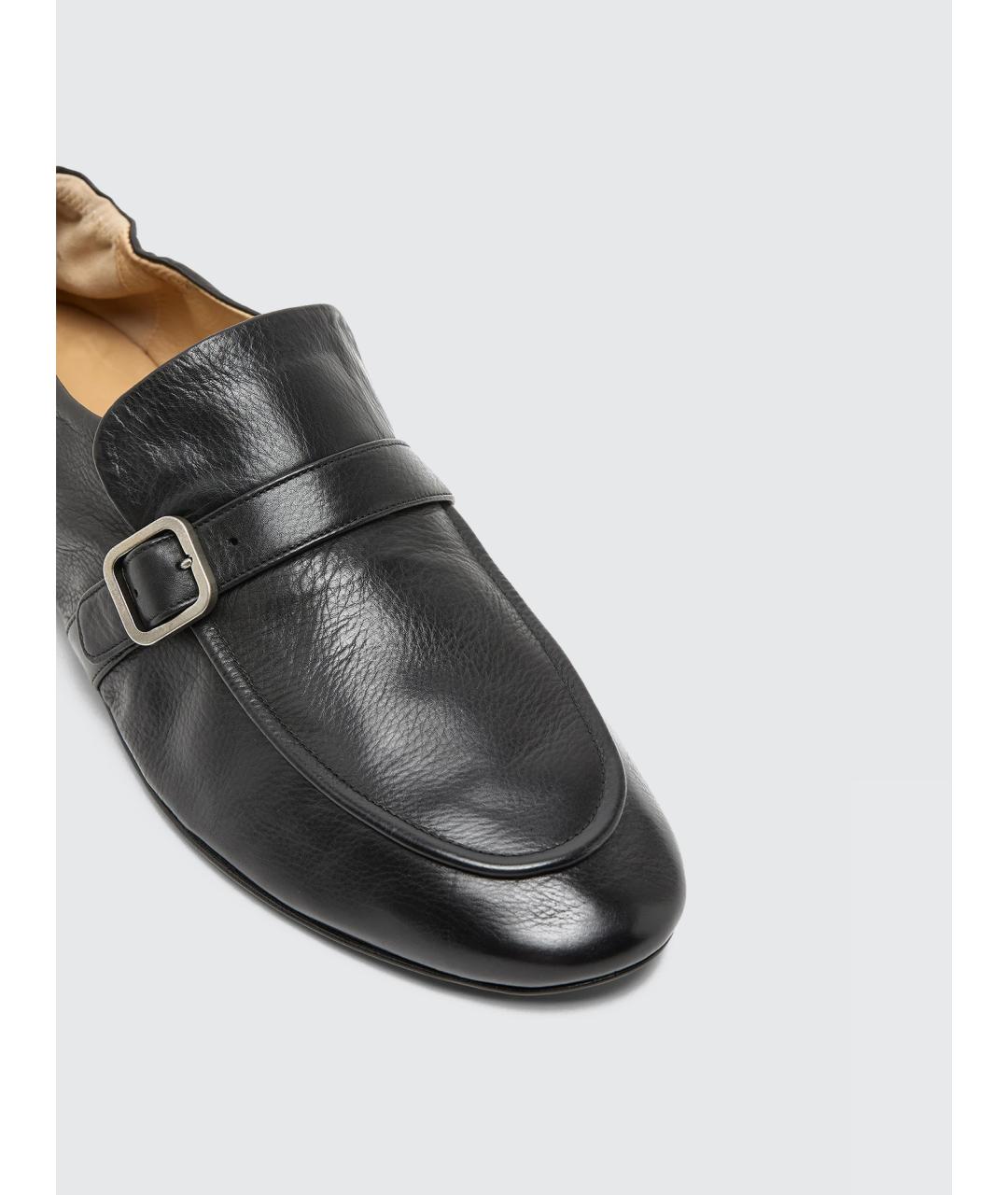 MARSELL Черные кожаные лоферы, фото 4