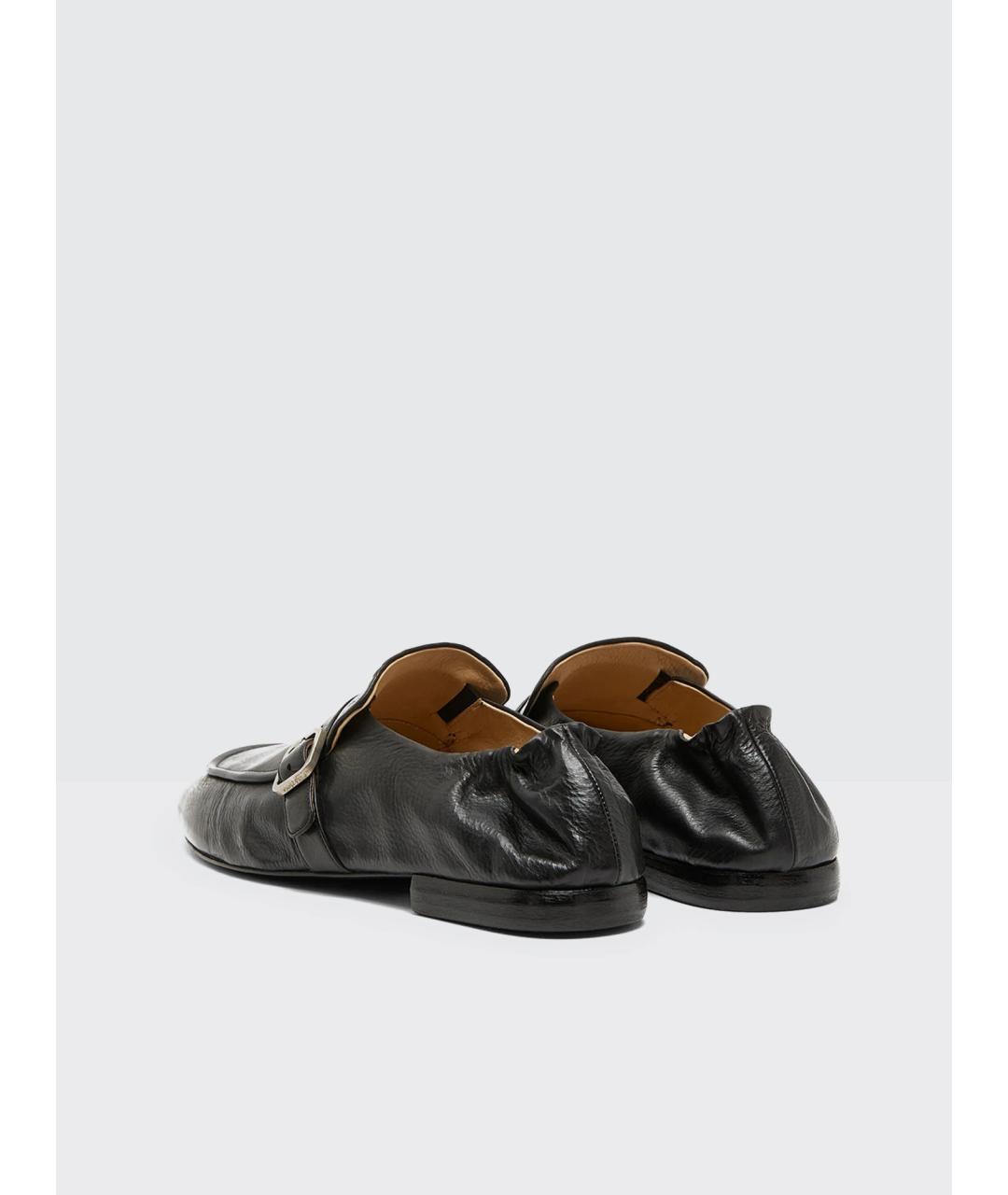 MARSELL Черные кожаные лоферы, фото 3