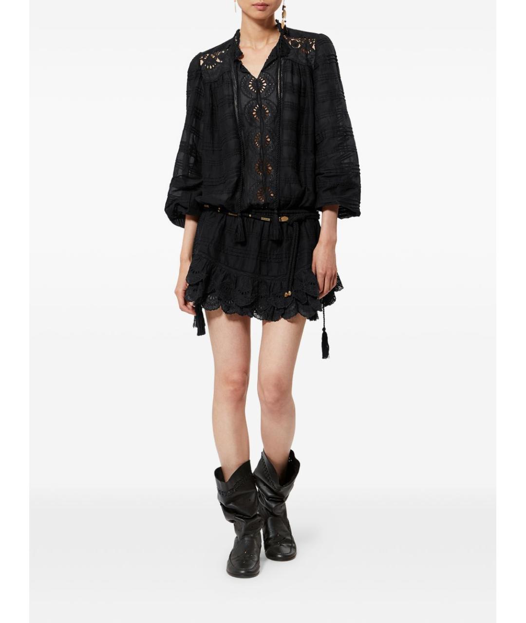 ISABEL MARANT Черное полиэстеровое повседневное платье, фото 3