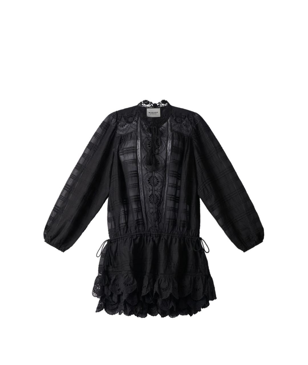 ISABEL MARANT Черное полиэстеровое повседневное платье, фото 1