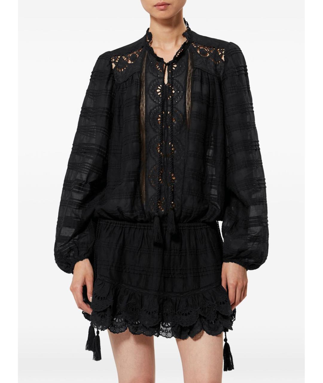 ISABEL MARANT Черное полиэстеровое повседневное платье, фото 4