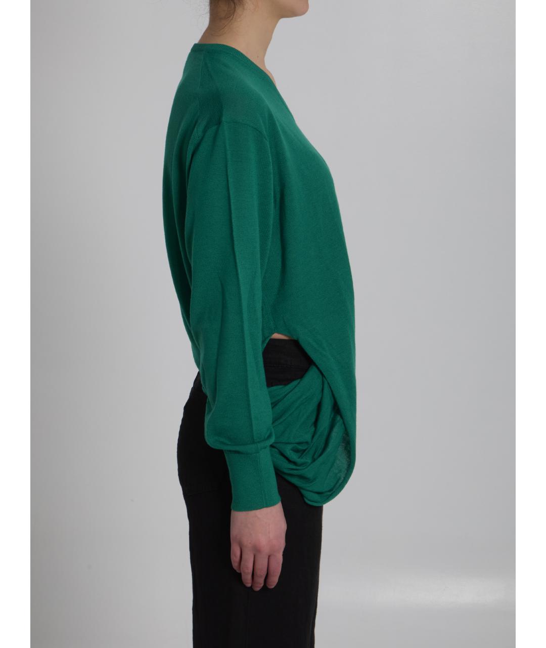 LOEWE Зеленый шерстяной джемпер / свитер, фото 3