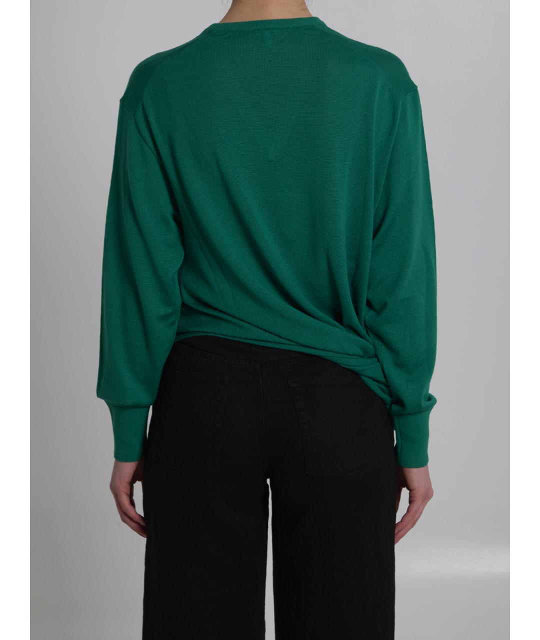 LOEWE Зеленый шерстяной джемпер / свитер, фото 4