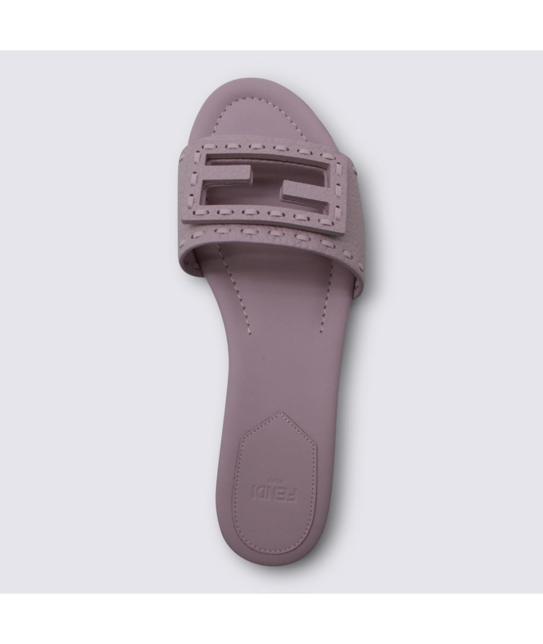 FENDI Кожаные сандалии, фото 4