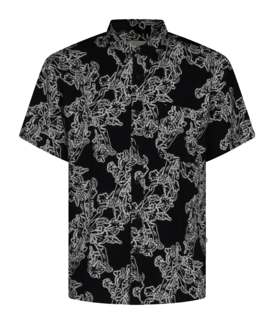 NN.07 Синяя хлопковая кэжуал рубашка, фото 1