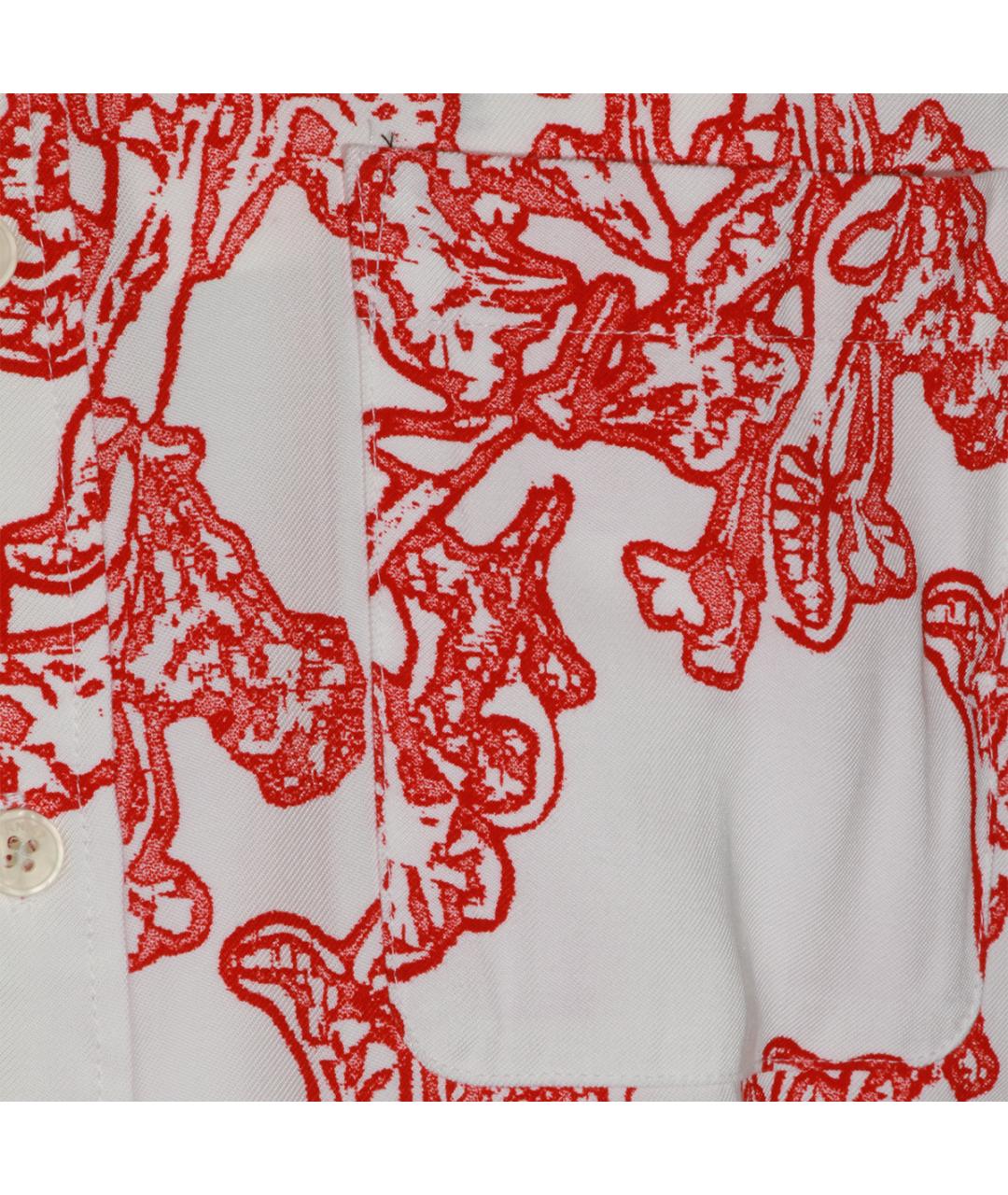 NN.07 Белая хлопковая кэжуал рубашка, фото 4