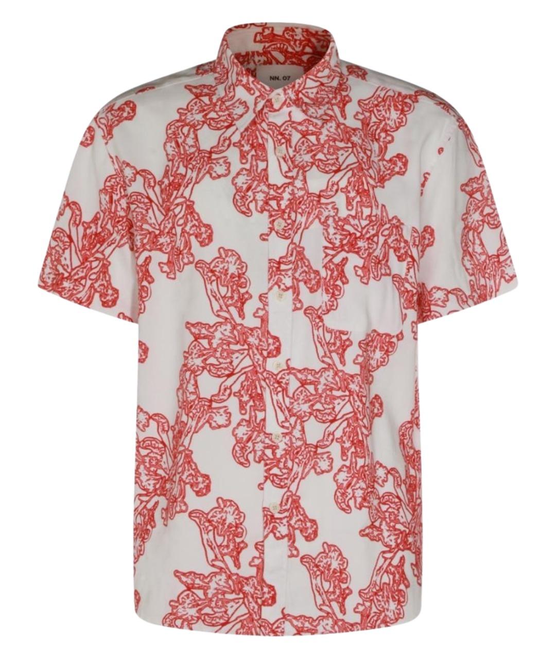NN.07 Белая хлопковая кэжуал рубашка, фото 1