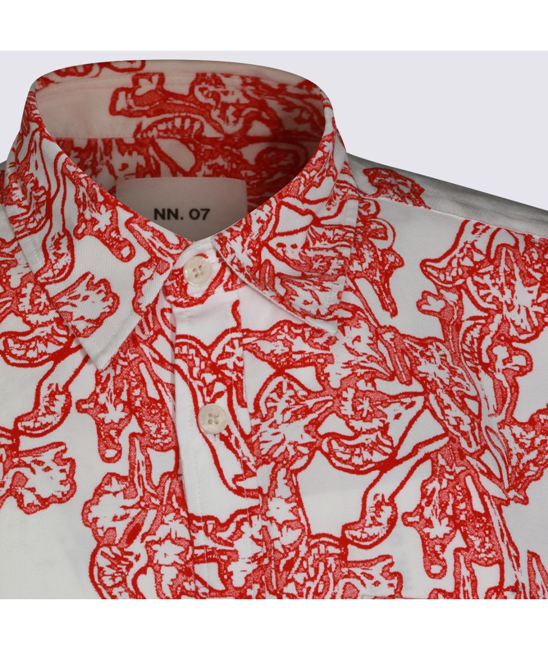 NN.07 Белая хлопковая кэжуал рубашка, фото 3