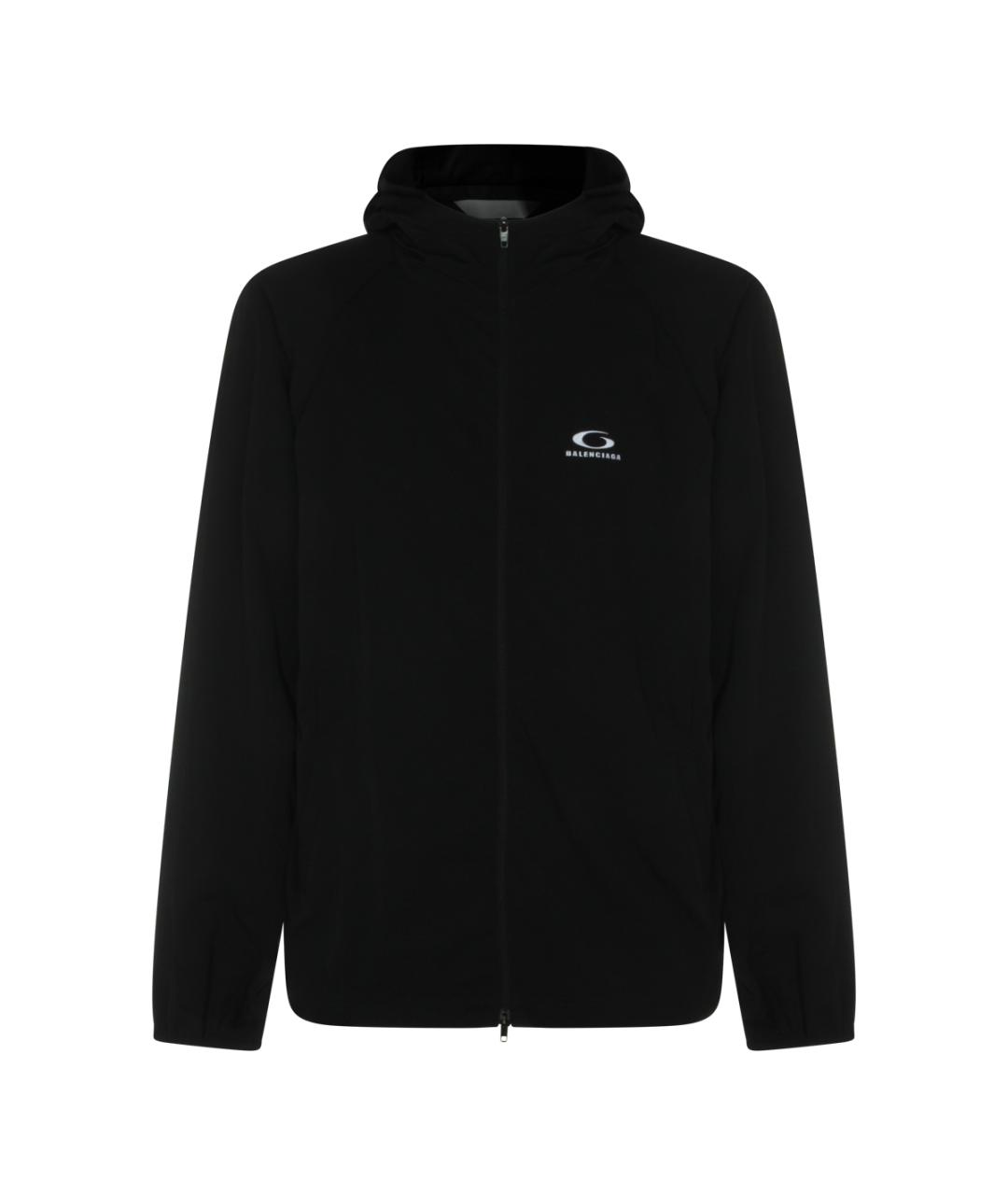 BALENCIAGA Черная синтетическая куртка, фото 1